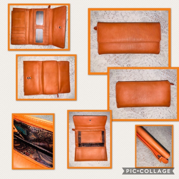 Bellerose Handbags - •New Bellerose Orange Wallet•